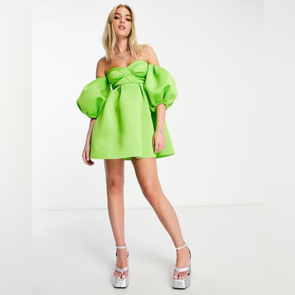 Green Asos dress